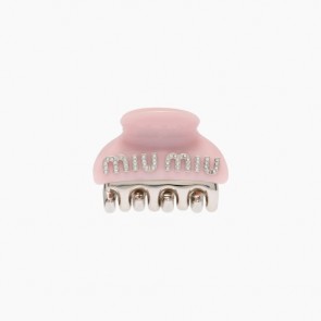 Miumiu Plexiglas And Metal Hair Clip