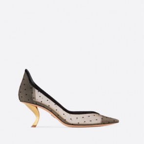 Women d sculpture pump in dotted swiss tulle shoes KCP496PMS_S900