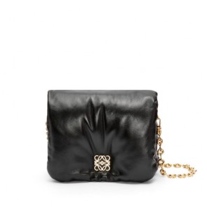 Loewe Puffer Goya Bag In Shiny Nappa Lambskin