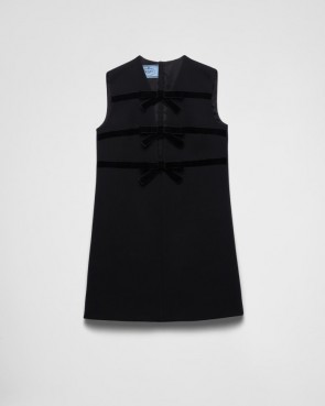 Lady's Prada Wool Natté Mini-Dress