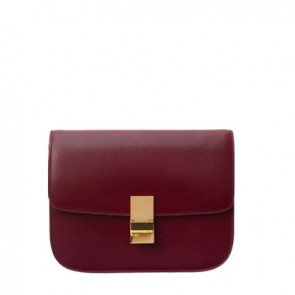 Celine women medium classic shoulder bag box calfskin