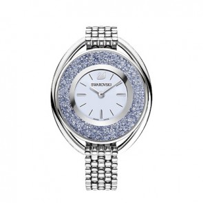 Swarovski Crystalline Oval Watch Silver Tone
