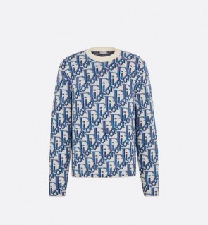 DIOR SWEATER WITH DIOR OBLIQUE MOTIF