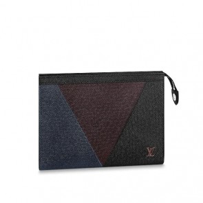 LV Pochette Voyage Mm Taiga Clutch Bag M30718