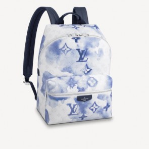 LV Watercolor Blue Discovery Backpack M45760