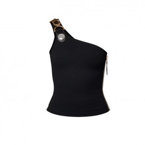 Lady's Louis Vuitton XXL Detail One-Shoulder Top