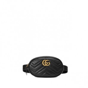 Gucci women GG Marmont matelasse leather belt bag 476434