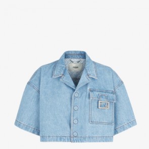 Lady's Fendi Blue Denim Jacket