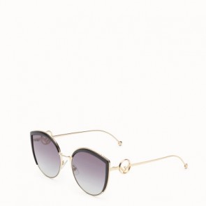 Women f is fendi palladium colour sunglasses FOG367V1TF0QU2