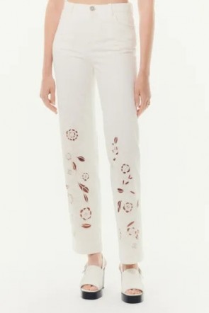Lady's Chanel White Jeans Spring-Summer 2024