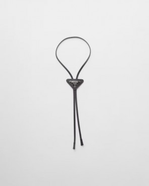 Prada Saffiano Leather Bolo Tie