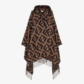 Fendi Wool Poncho