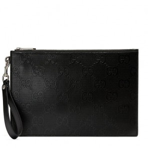 Gucci GG embossed pouch for men 
