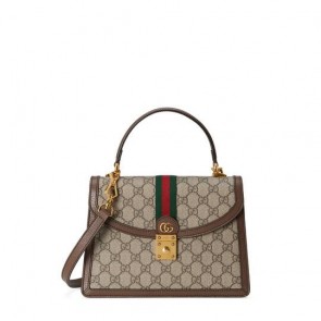 Gucci Ophidia Small Top Handle Bag With Web And Double G