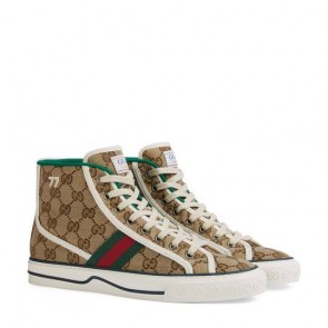 Gucci Tennis 1977 Sneaker With 77 Embroidery GG Canvas Shoes