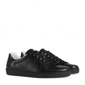 Men's Gucci Ace GG Embossed Sneaker Shoes 625787