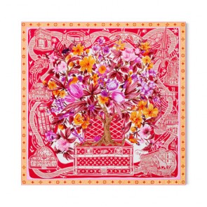 Lady's Louis vuitton Jardin Des Plantes Square 90 scarf