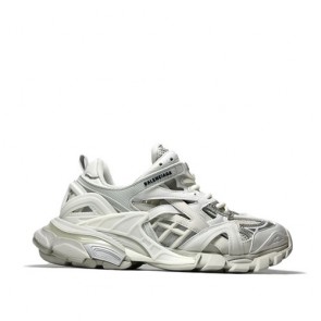 Balenciaga Track.2 Sneaker in white neoprene and rubber