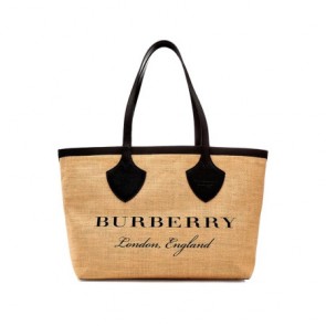 Women The Medium Giant Tote in Graphic Print Jute 40725021