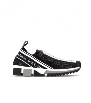Dolce Gabbana Sorrento Sneakers With Crystal