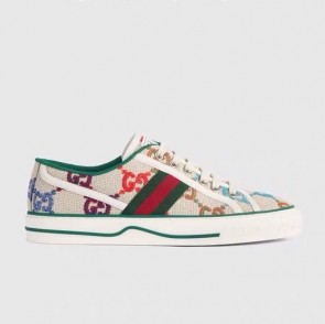 Lady's Gucci Tennis 1977 Multicolor GG sneaker
