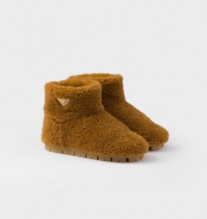 Lady's Prada Shearling Booties