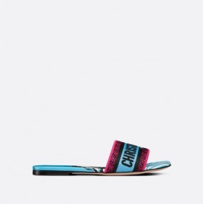 Women Dior D Jungle Shoes DWAY SLIDE Slipper