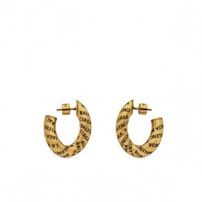 Balenciaga Logo Earrings