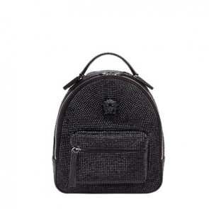 Versace women palazzo crystal leather backpack DBFF717