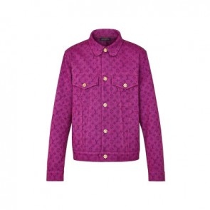 Monogram denim jacket 1A5P3J
