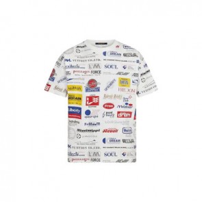 Mens allover logos printed-t shirt 1A5DGI