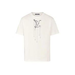 Men's LV Pendant Embroidery T shirt 1A5VES