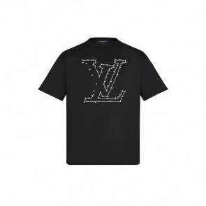 Men's LV Titch Print And Embroidered T shirt 1A83R1