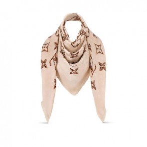 Monogram giant jungle shawl 