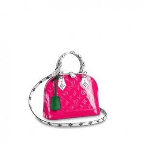 Women alma bb monogram vernis PINK bags