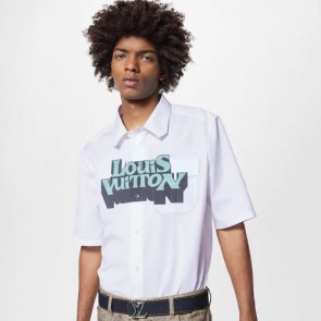 Men's LV Graphic Short-Sleeved Shirt