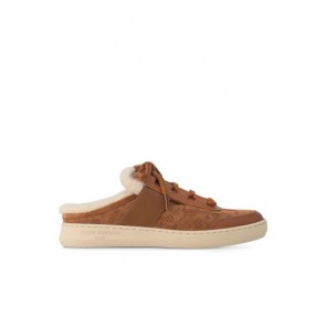 Lady's Louis Vuitton Lous Open Back Trainers Sneaker