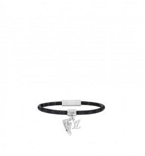 Men's Louis Vuitton Icon Trainer Leather Bracelet