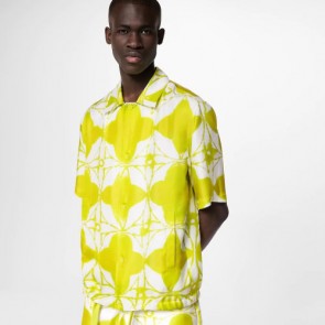 Men's LV Monogram Shibori Short-Sleeved Shirt