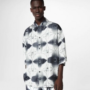 Men's LV Multi Buttonholes Short-Sleeved Pyjama Shirt
