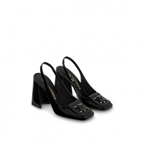 Lady's Louis Vuitton Shake Slingback Pump Shoes
