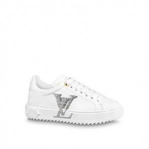 WOMEN LOUIS VUITTON SNEAKER LV LOGO SPARKLING CRYSTAL SHOES