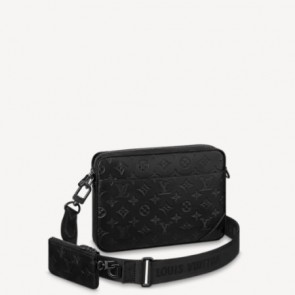 Louis vuitton duo messenger monogram shadow leather M69827