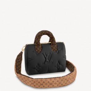 Louis vuitton SPEEDY BANDOULIÈRE 25 Bag Econyl Khaki M59009 M59008