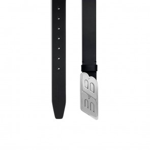 Balenciaga Men's Moto Logo Belt