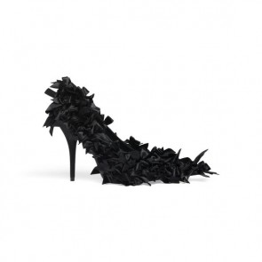 Lady's Balenciaga Marie-Antoinette 110mm Pump In Black