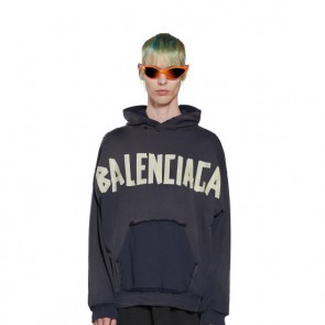 Balenciaga Tape Type Ripped Pocket Hoodie