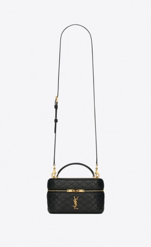 Saint Laurent YSL Gaby Vanity Bag In Lambskin