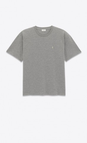 Lady's Saint Laurent Cassandre T-Shirt In Piqué