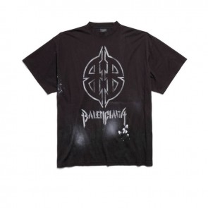 Balenciaga Metal BB Stencil T-Shirt Oversized